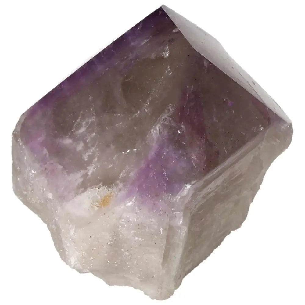 Polished Point Amethyst crystal with deep purple hues from Sylvia Crystals, highlighting its premium quality and spiritual energy.