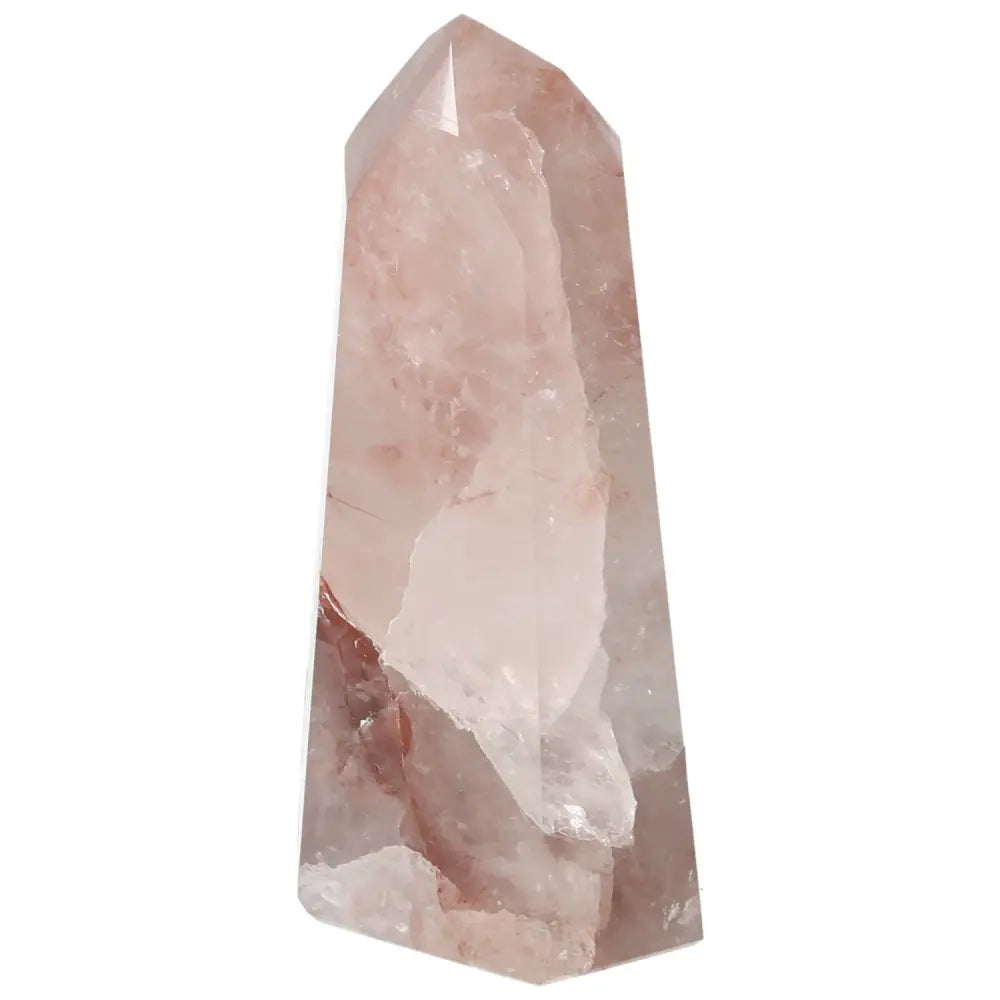 Polished Point Hematoide crystal by Sylvia Crystals, showcasing premium handcrafted elegance and spiritual beauty.