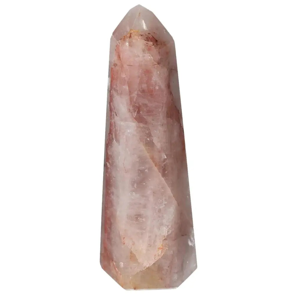 Exquisite Polished Point Hematoide crystal from Sylvia Crystals, showcasing divine geometry and premium quality.