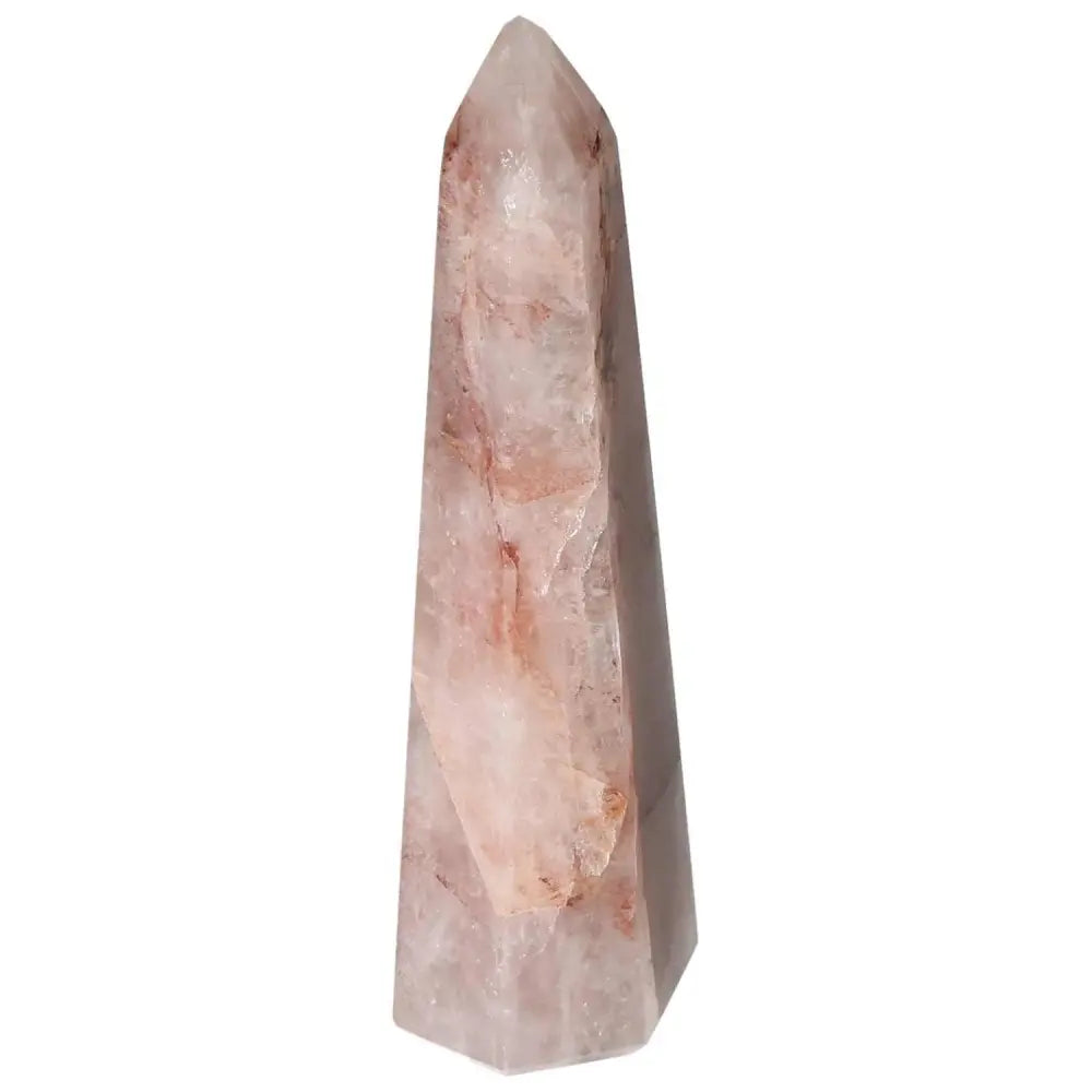 Polished Point Hematoide crystal from Sylvia Crystals, showcasing divine geometry and luxury, known for its energy-enhancing properties.