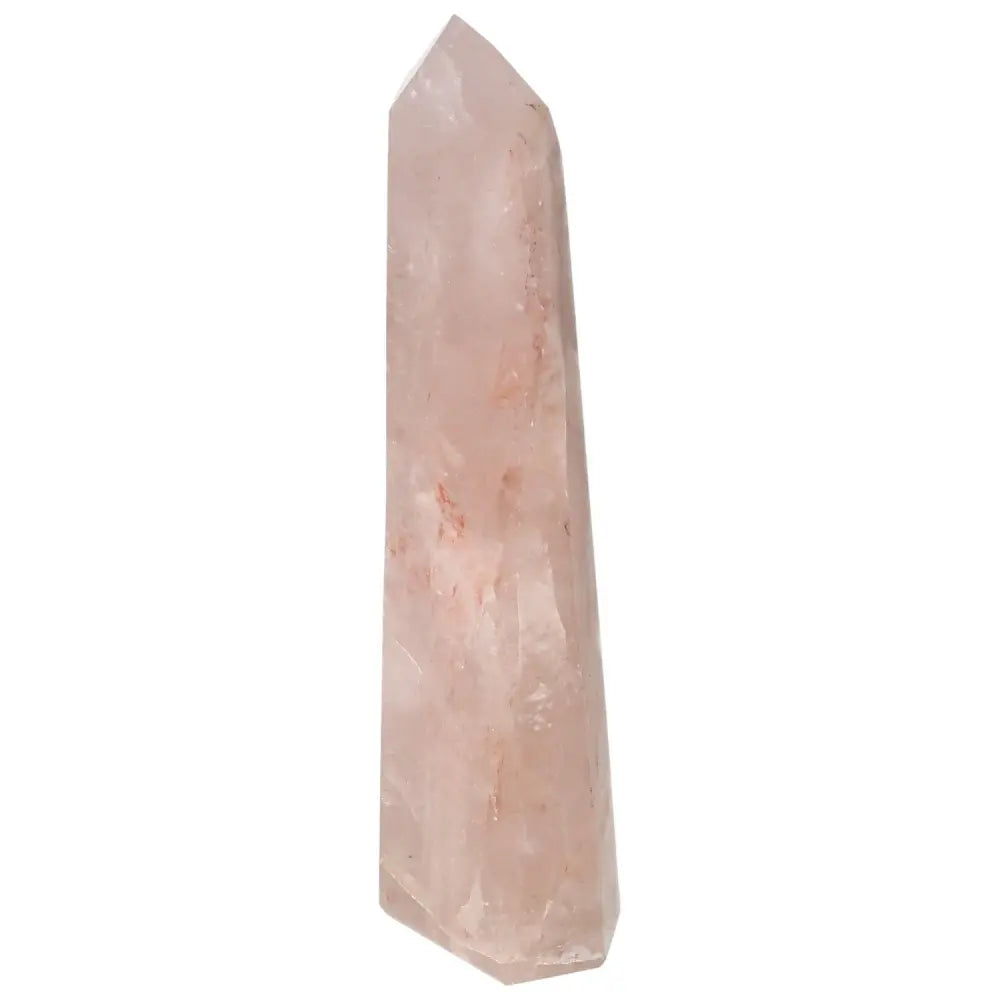 Polished Point Hematoide crystal from Sylvia Crystals, showcasing its luxurious and transformative energy properties.