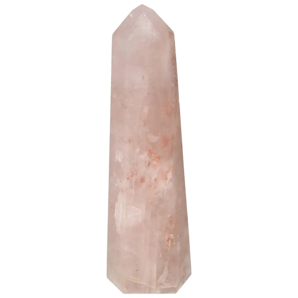 Polished Point Hematoide crystal from Sylvia Crystals, symbolizing harmony and spiritual awareness.