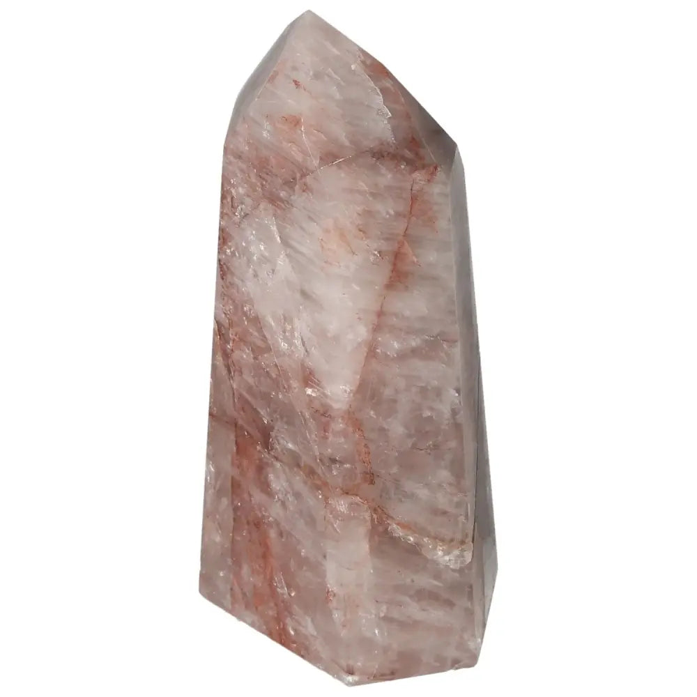 Polished Point Hematoide Crystal from Sylvia Crystals, showcasing a luxurious design that inspires and rejuvenates spiritual harmony.