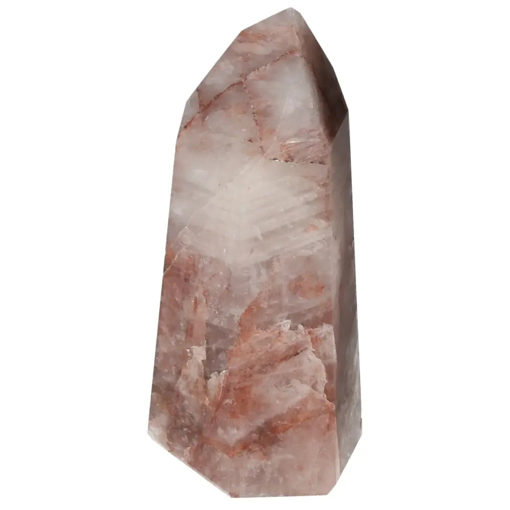 Polished Point Hematoide crystal from Sylvia Crystals, symbolizing harmony and rejuvenation, perfect for conscious living.
