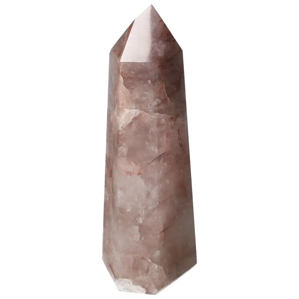 Polished Point Hematoide crystal by Sylvia Crystals, premium quality for luxury and spirituality.