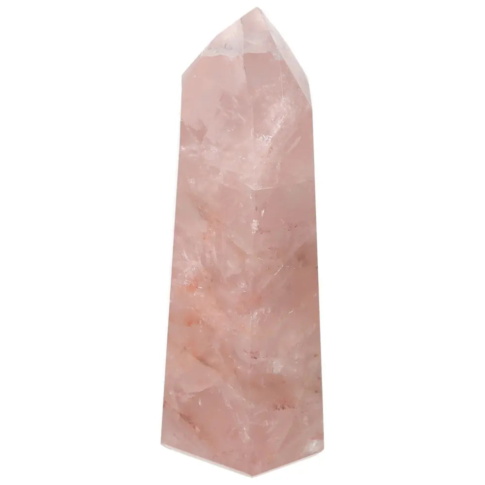 Polished Point Hematoide crystal from Sylvia Crystals, showcasing intricate patterns and vibrant hues for conscious living spaces.