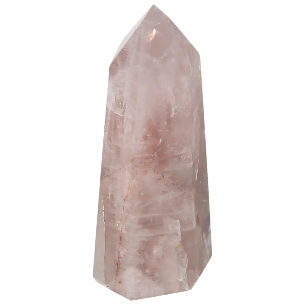 Sylvia Crystals Polished Point Hematoide, a luxury handpicked crystal with unique design, epitomizing quality and spiritual energy.