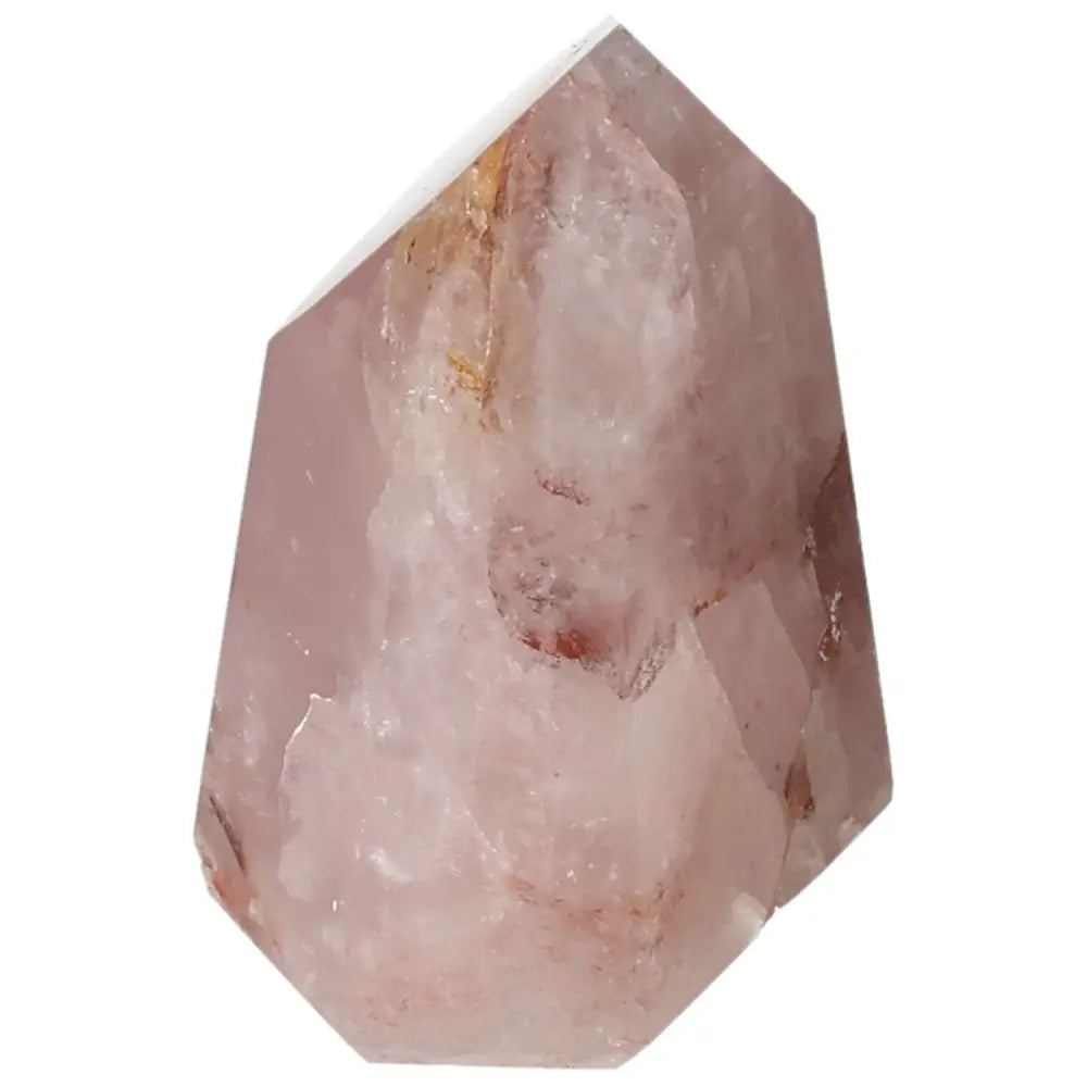 Polished Point Hematoide crystal from Sylvia Crystals, showcasing elegance and energy for conscious living.
