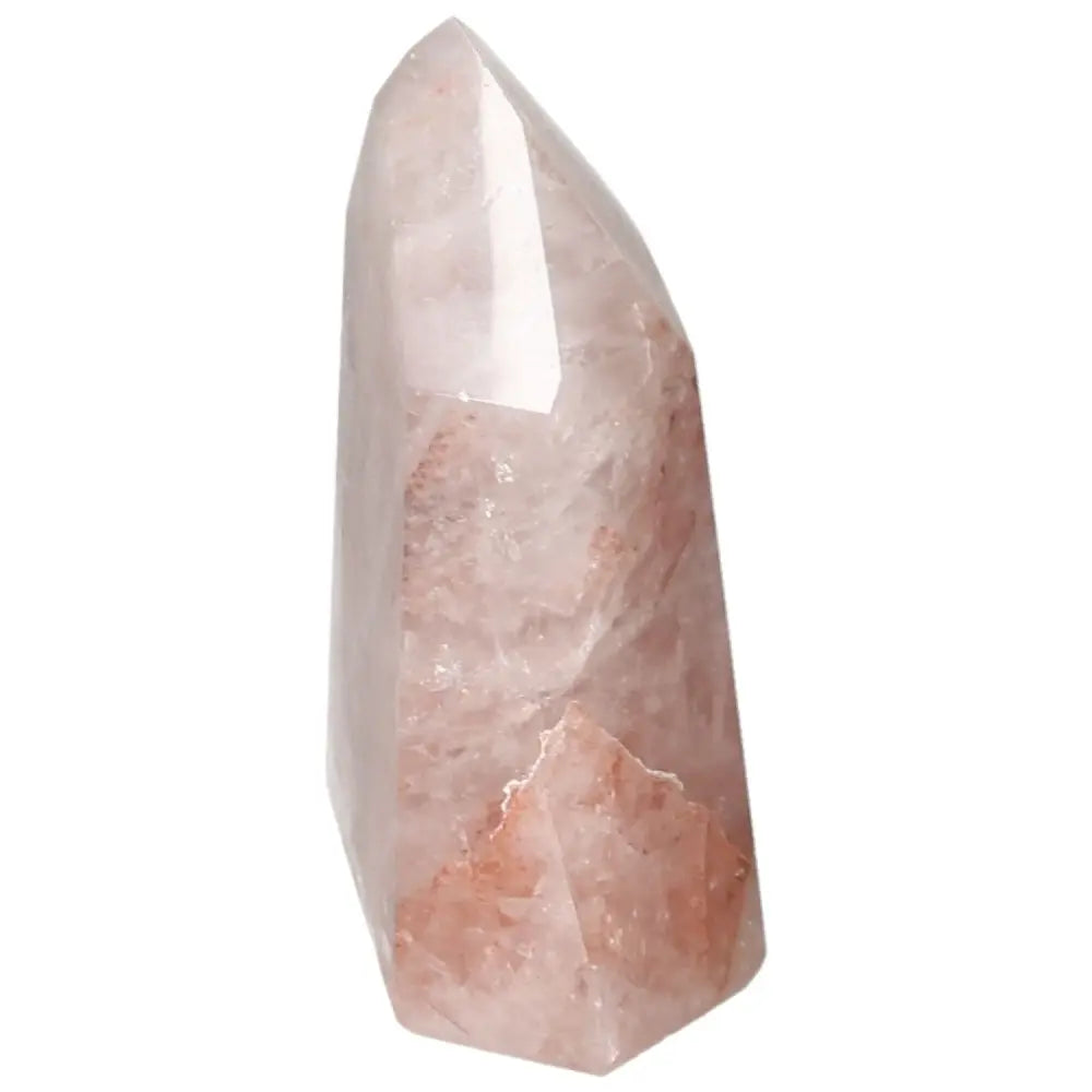 Premium Polished Point Hematoide crystal by Sylvia Crystals, showcasing elegance and spiritual depth, ideal for luxury conscious living.
