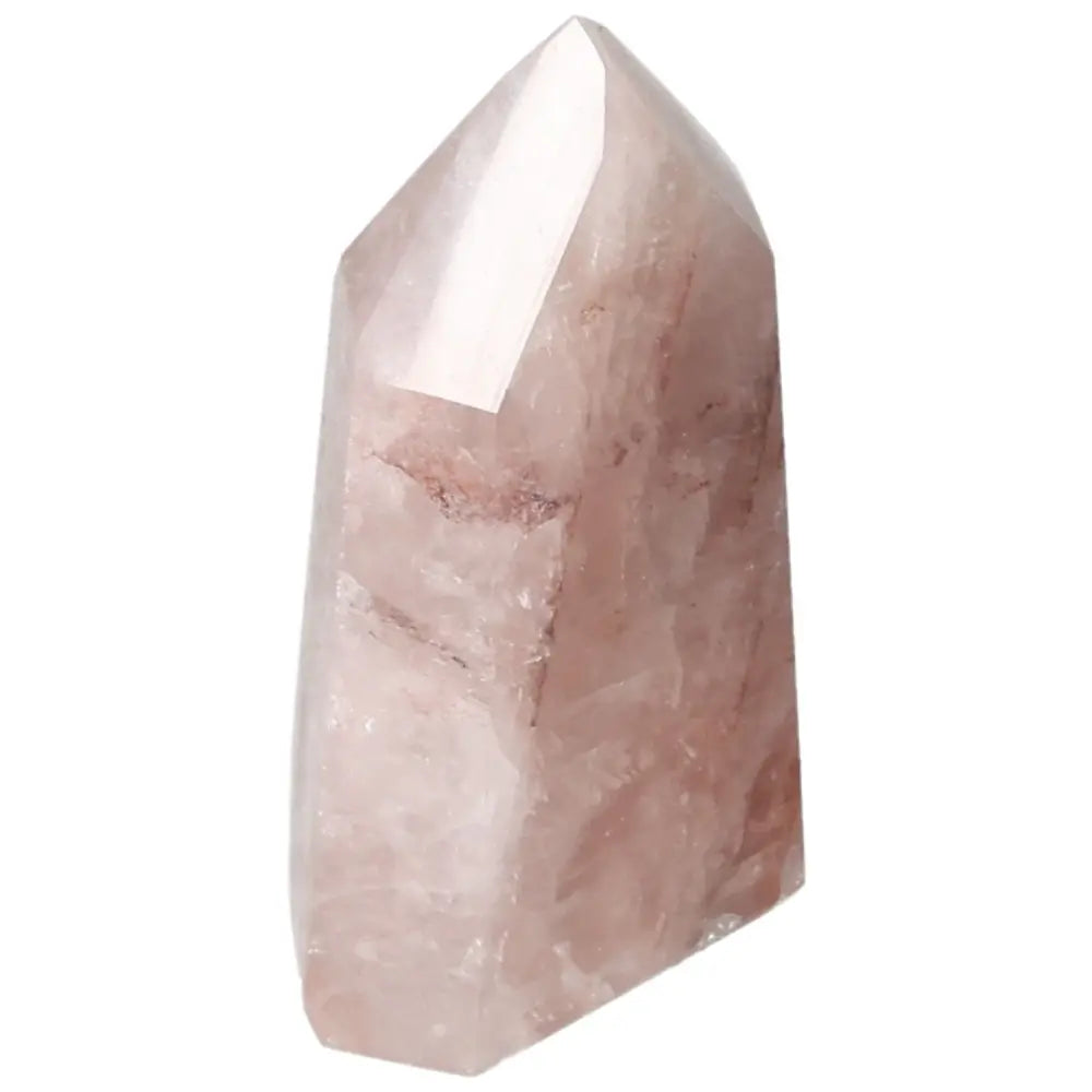Polished Point Hematoide crystal from Sylvia Crystals, showcasing its elegant, high-quality finish and spiritual depth.