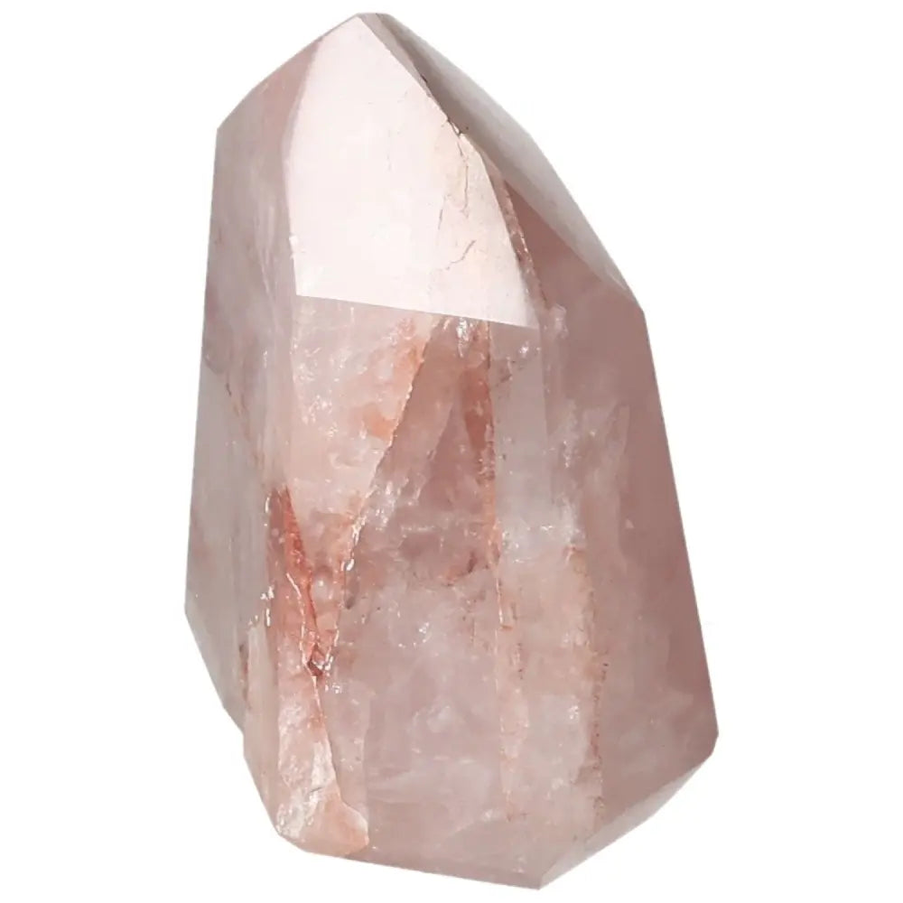 Polished Point Hematoide crystal from Sylvia Crystals, showcasing elegance and energy for conscious living.