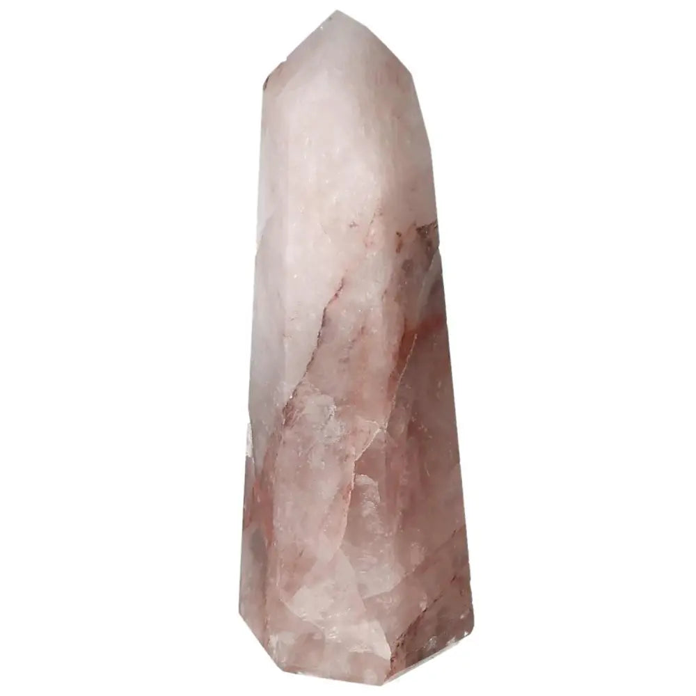 Polished Point Hematoide crystal by Sylvia Crystals, showcasing natural elegance and refined beauty, perfect for collectors.