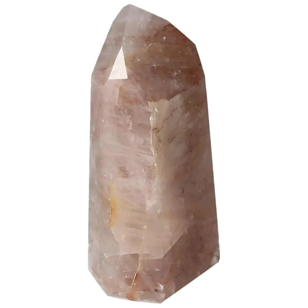 Polished Point Hematoide Crystal from Sylvia Crystals showcasing its elegant, refined appearance and spiritual energy.