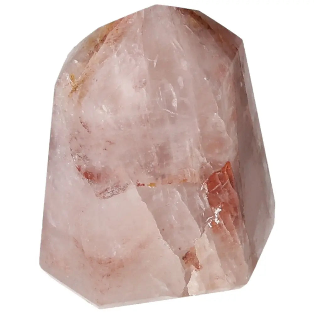 Polished Point Hematoide crystal from Sylvia Crystals, showcasing elegant design and energy-rich quartz