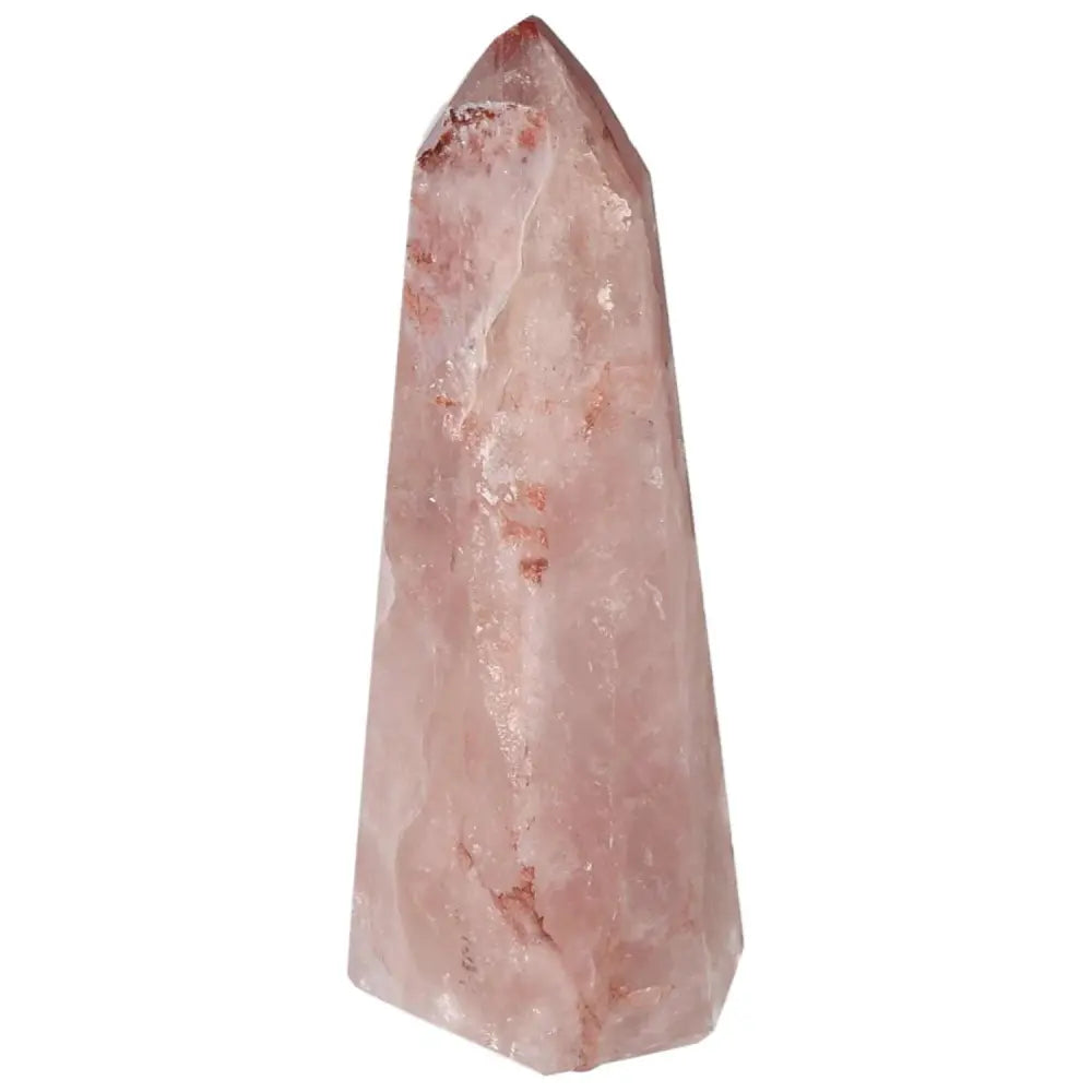 Polished Point Hematoide crystal by Sylvia Crystals, showcasing luxury and elegance with earthy and divine energy.
