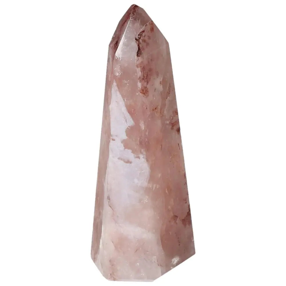 Polished Point Hematoide crystal by Sylvia Crystals, showcasing luxury and elegance with divine energy, handpicked for premium quality.