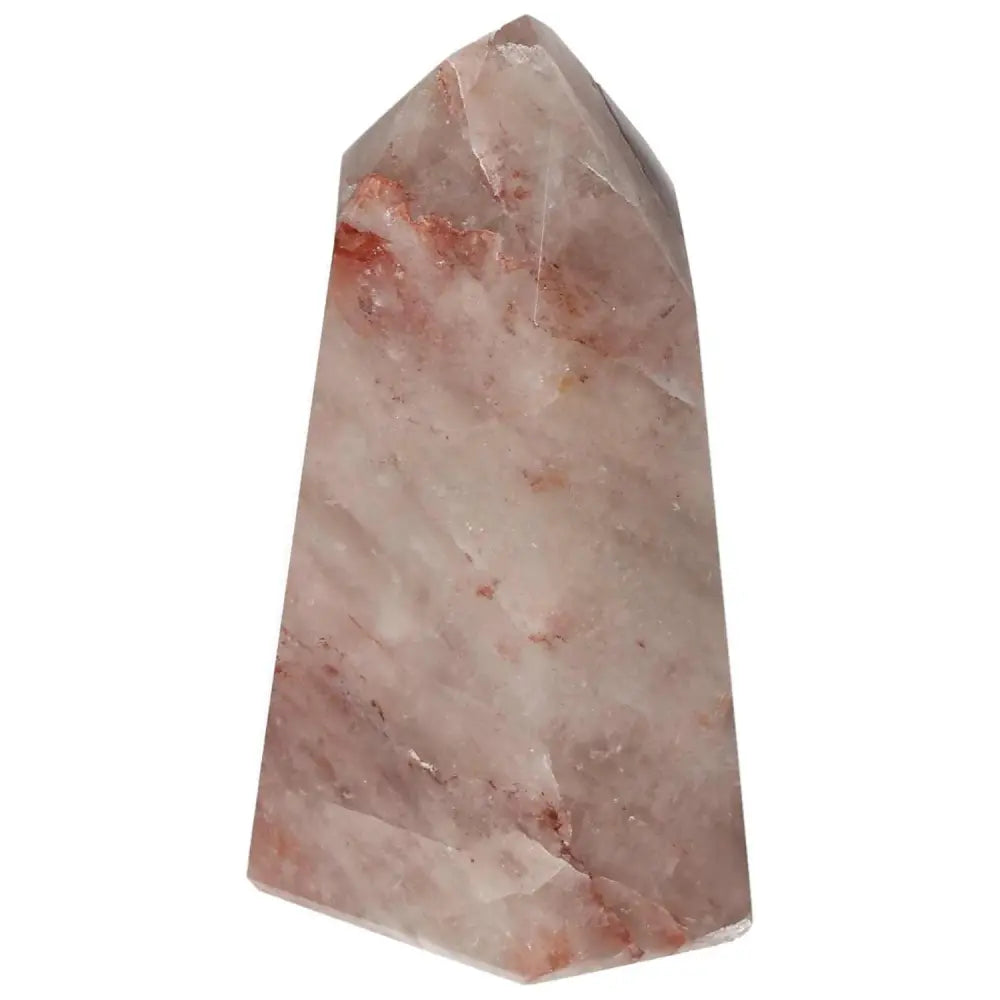 Polished Point Hematoide Crystal - Premium Quality, Sylvia Crystals, Enhance Energy and Connection, Unique Pattern, Elegant Design