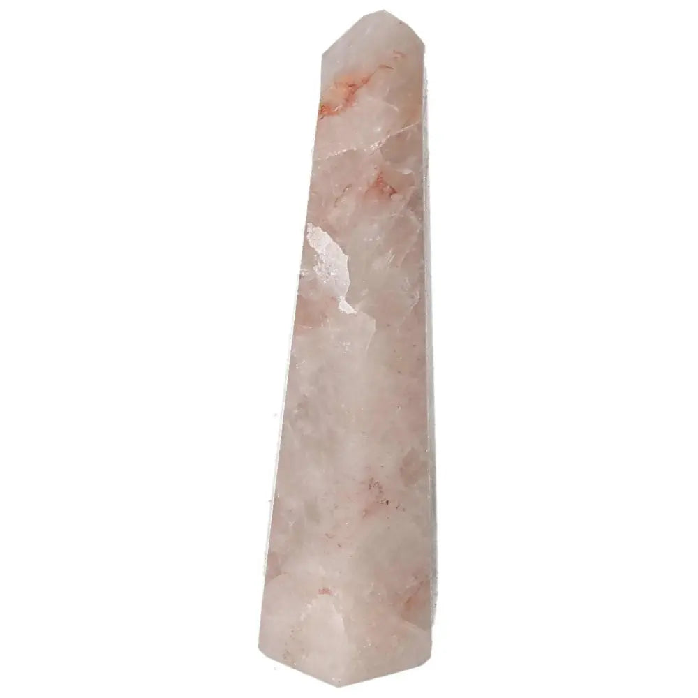 Polished Point Hematoide crystal from Sylvia Crystals, offering transformative energy and unique properties for deeper self-understanding.