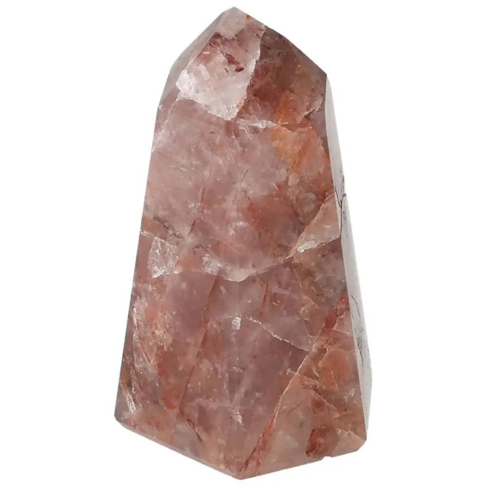 Polished Point Hematoide crystal showcasing elegance, luxury, and focus-enhancing properties; ideal for meditation and clarity.