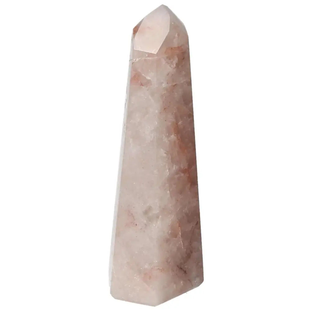 Premium Polished Point Hematoide Crystal by Sylvia Crystals, ideal for meditation and personal growth.
