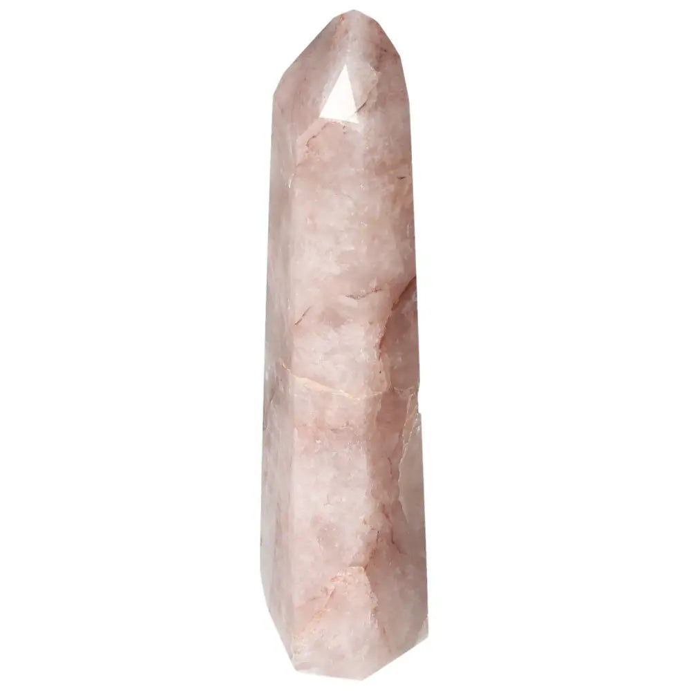 Polished Point Hematoide by Sylvia Crystals, showcasing its elegant and spiritual essence. Perfect for energy and meditation practices.