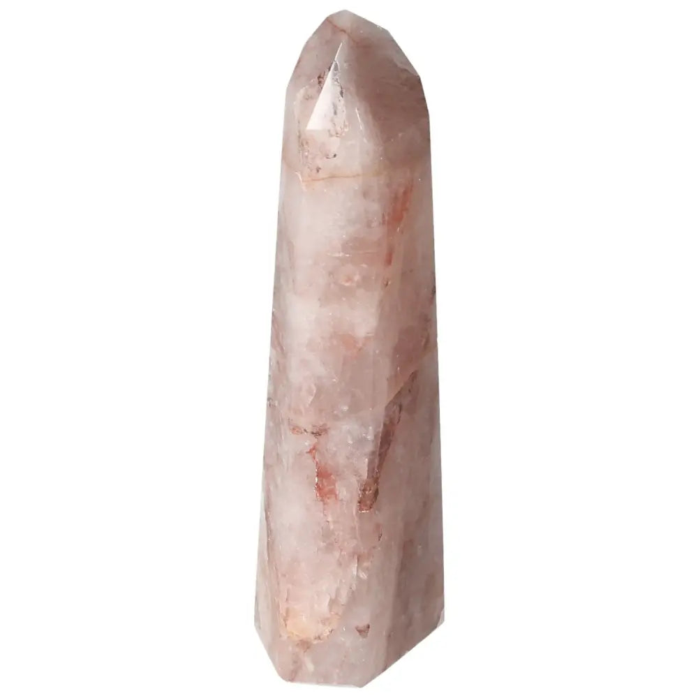 Polished Point Hematoide crystal by Sylvia Crystals showcasing elegance and spiritual essence.