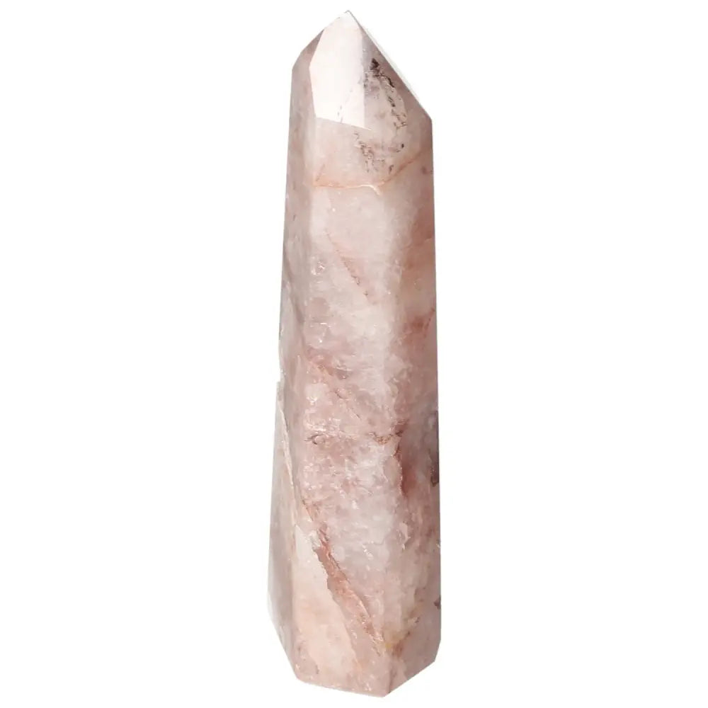 Polished Point Hematoide crystal by Sylvia Crystals, showcasing elegant design and profound energy.