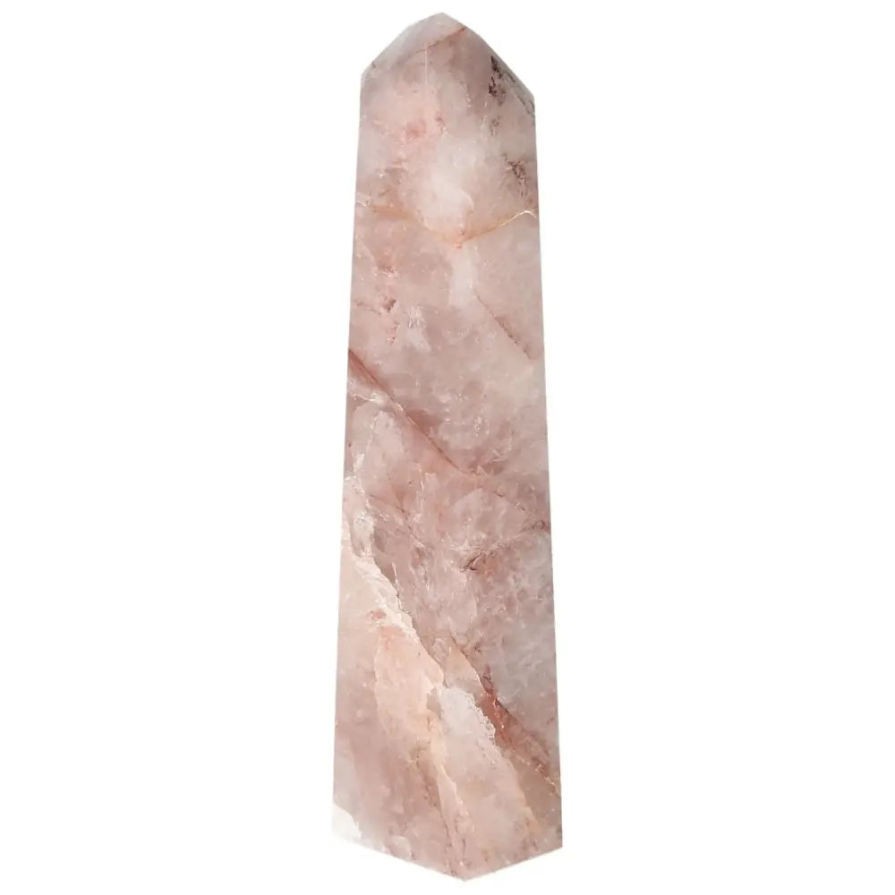 Polished Point Hematoide crystal by Sylvia Crystals, showcasing elegant, captivating energy, handpicked for spiritual essence.
