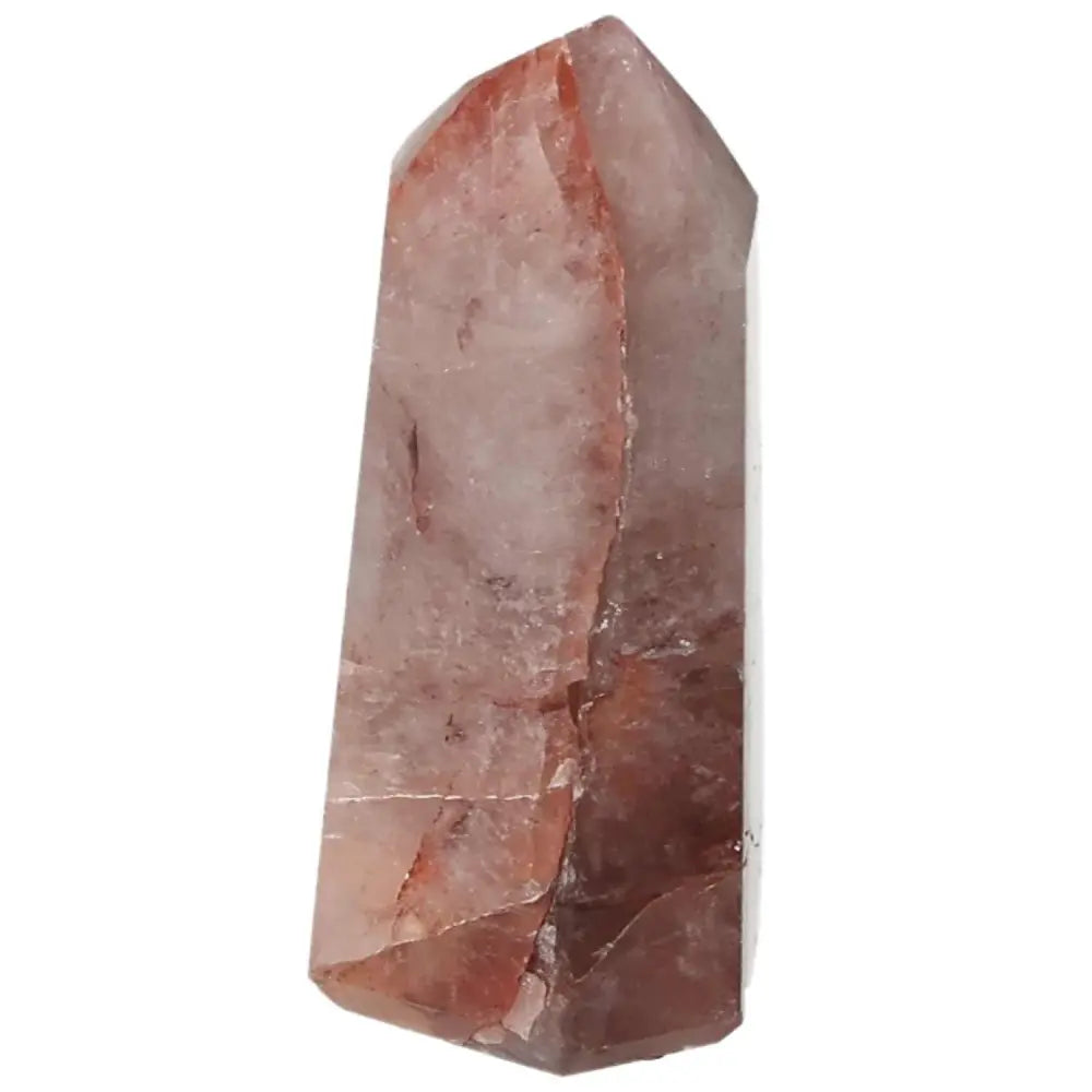 Polished Point Hematoide crystal from Sylvia Crystals, exemplifying luxury and spiritual depth with its exquisite, unique appearance.