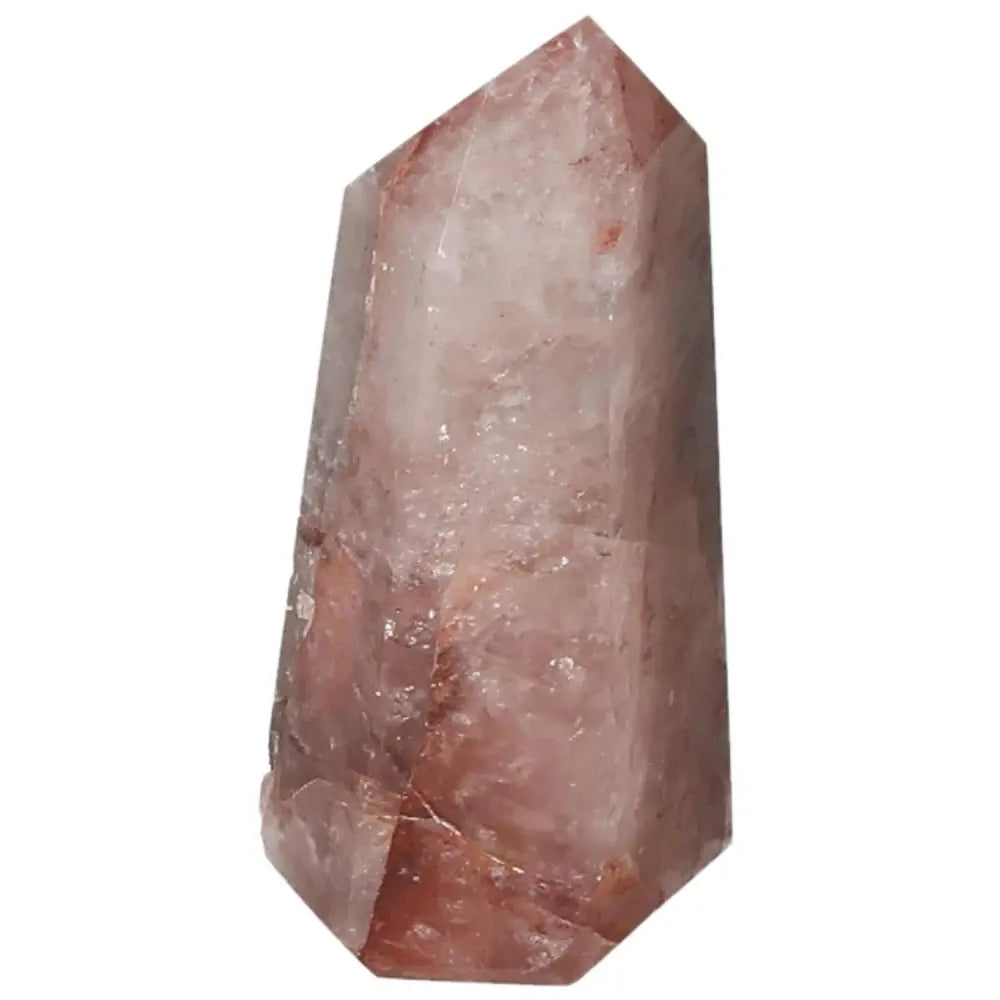 Polished Point Hematoide Crystal from Sylvia Crystals, showcasing luxury and spiritual depth.