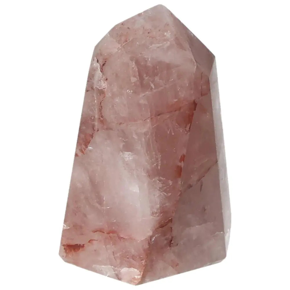 Polished Point Hematoide crystal by Sylvia Crystals, showcasing luxurious natural beauty and divine geometry for spiritual energy.