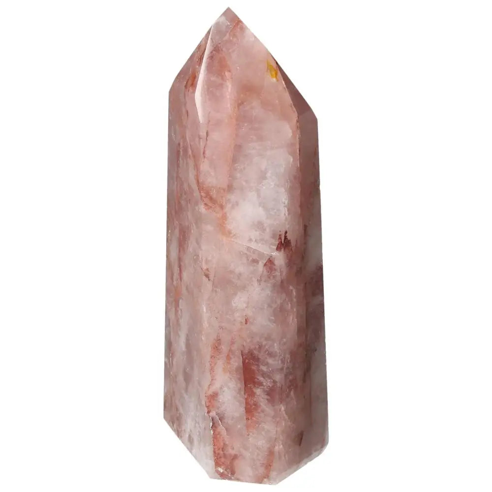 Polished Point Hematoide crystal from Sylvia Crystals, exemplifying beauty and spirituality, perfect for harmonizing spirit and matter.