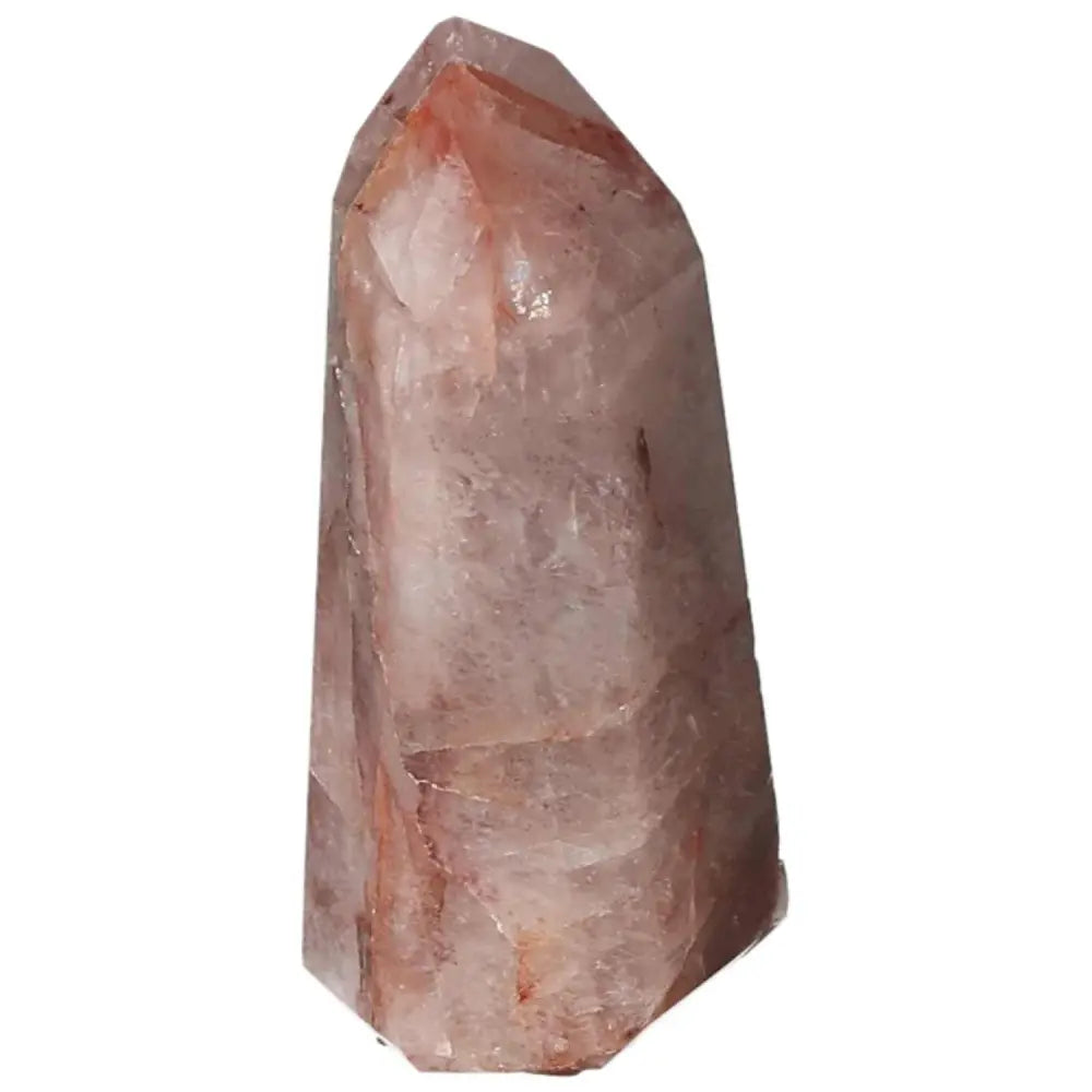 Polished Point Hematoide crystal from Sylvia Crystals, showcasing its luxurious elegance and mystical properties.