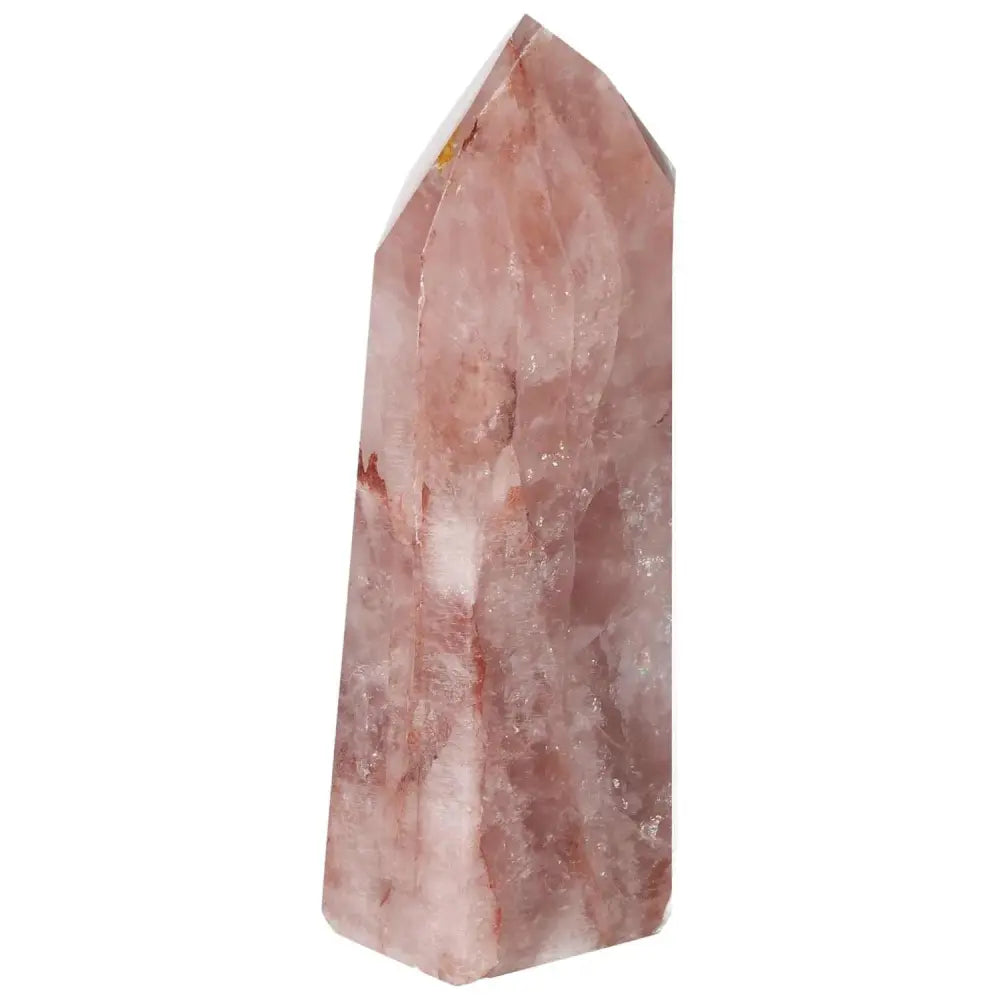 Polished Point Hematoide crystal from Sylvia Crystals, offering a harmonious blend of beauty and spirituality for collectors.