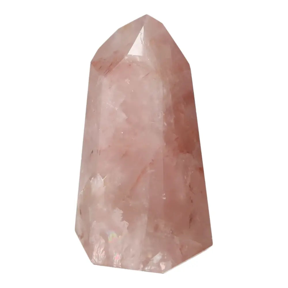 Polished Point Hematoide Gemstone by Sylvia Crystals, showcasing luxury and spirituality.