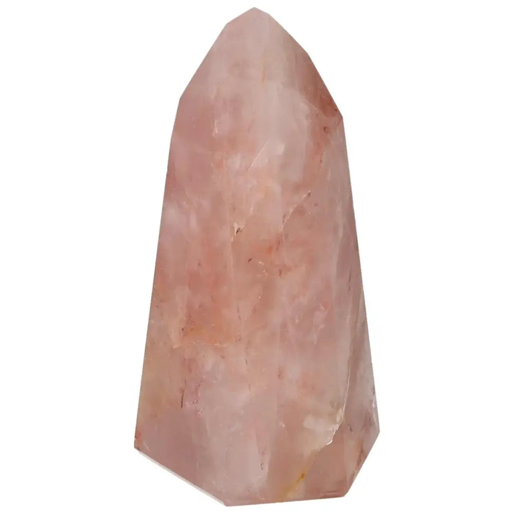 Polished Point Hematoide gemstone by Sylvia Crystals, embodying luxury and spirituality in premium quality.