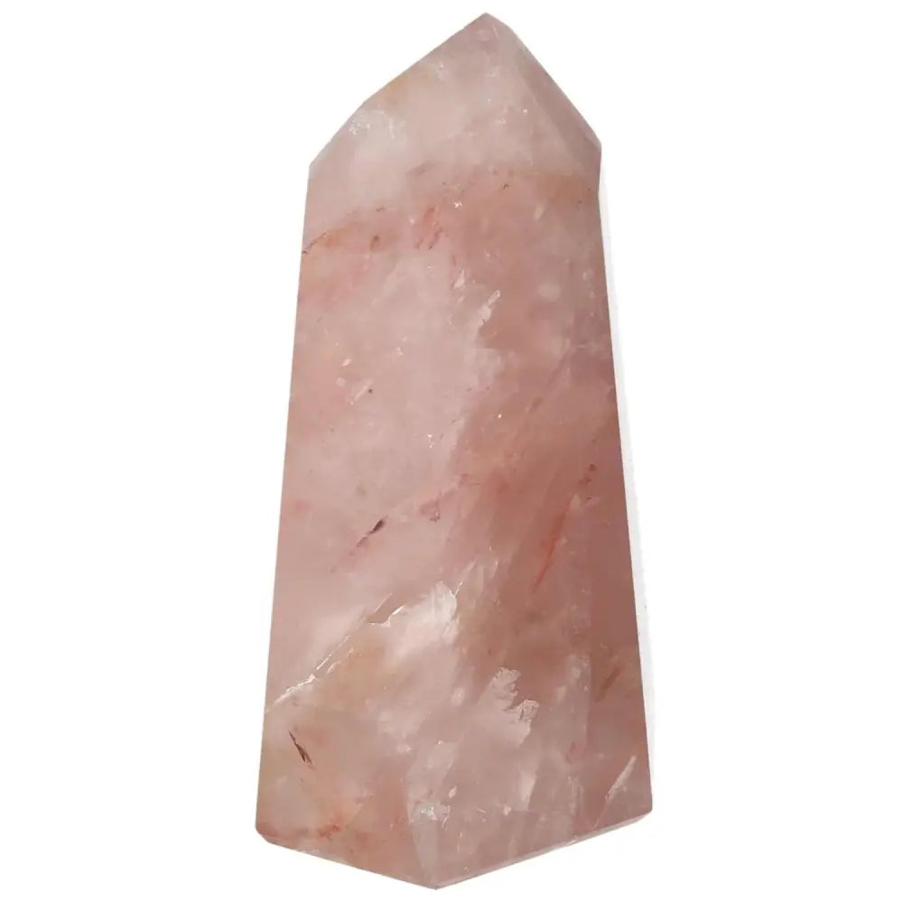 Polished Point Hematoide gemstone by Sylvia Crystals, showcasing luxury and spirituality in a premium handpicked piece.