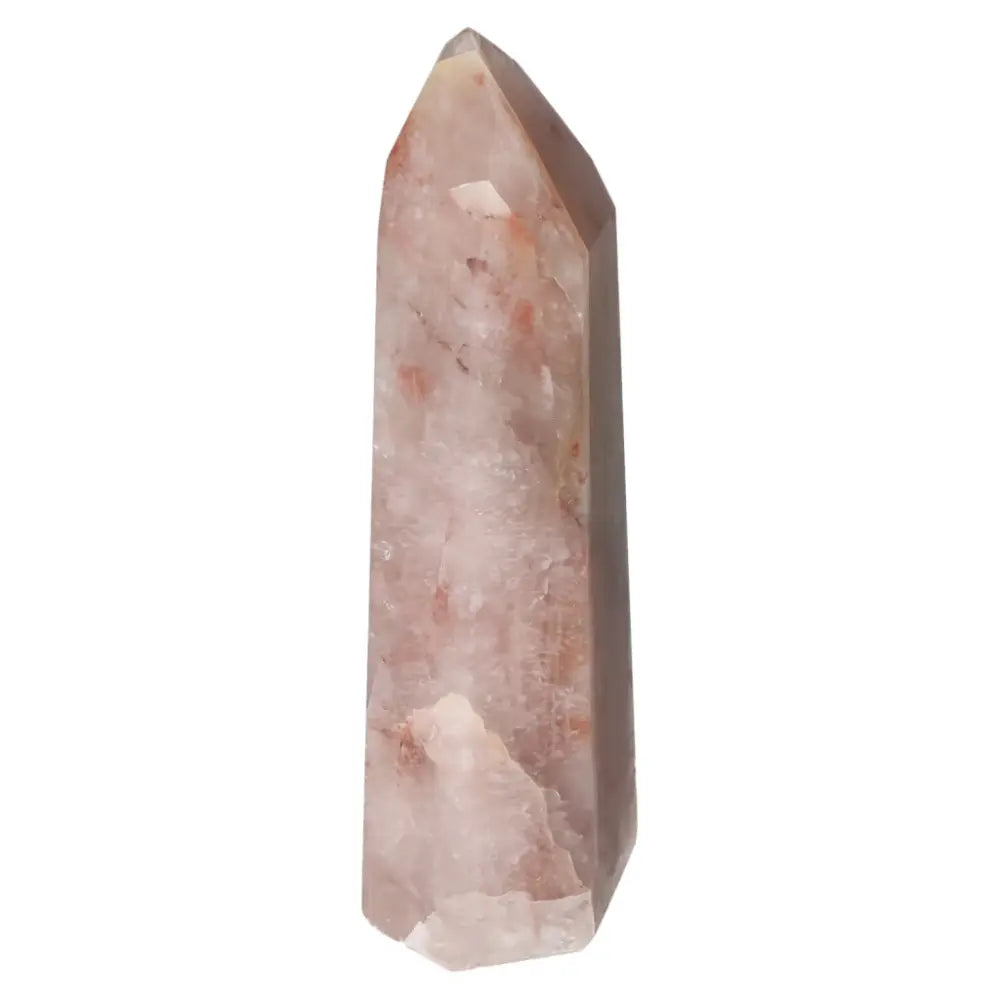 Polished Point Hematoide crystal from Sylvia Crystals, showcasing luxury and spiritual clarity.