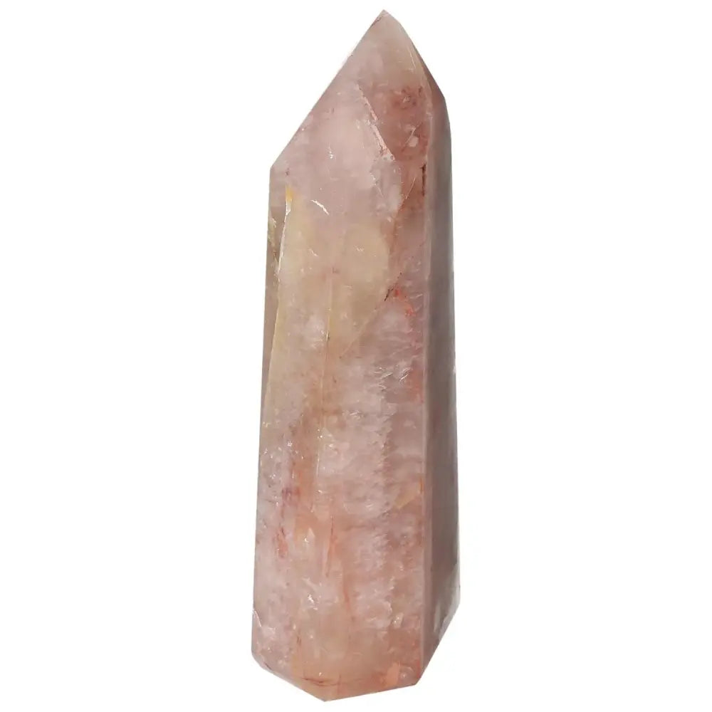 Polished Point Hematoide crystal from Sylvia Crystals, symbolizing luxury, inner strength, and spiritual clarity.