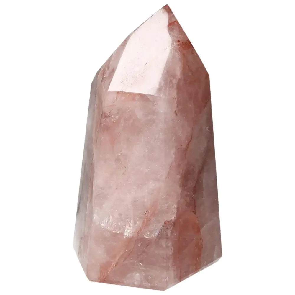 Polished Point Hematoide crystal from Sylvia Crystals, showcasing natural elegance and spiritual harmony.