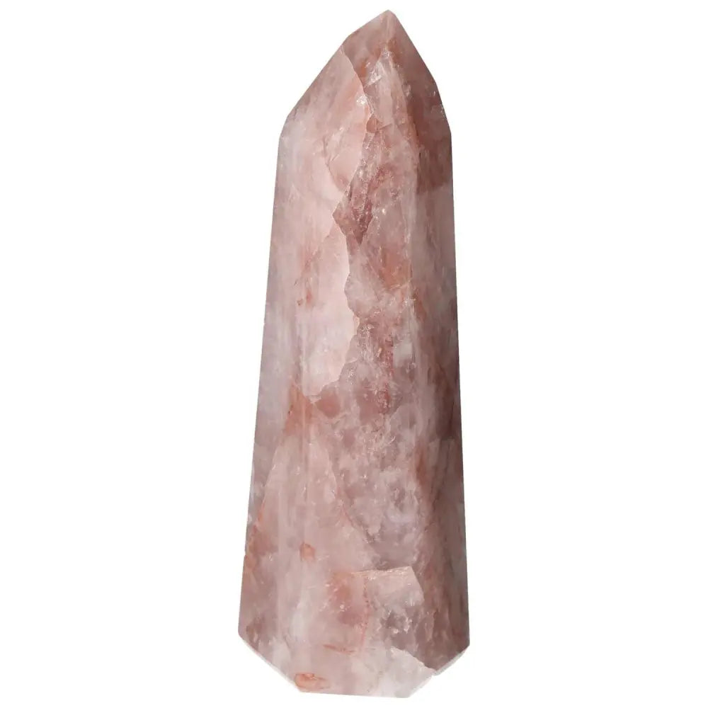 Polished Point Hematoide crystal from Sylvia Crystals, offering elegance and spiritual enrichment with its unique metaphysical properties.