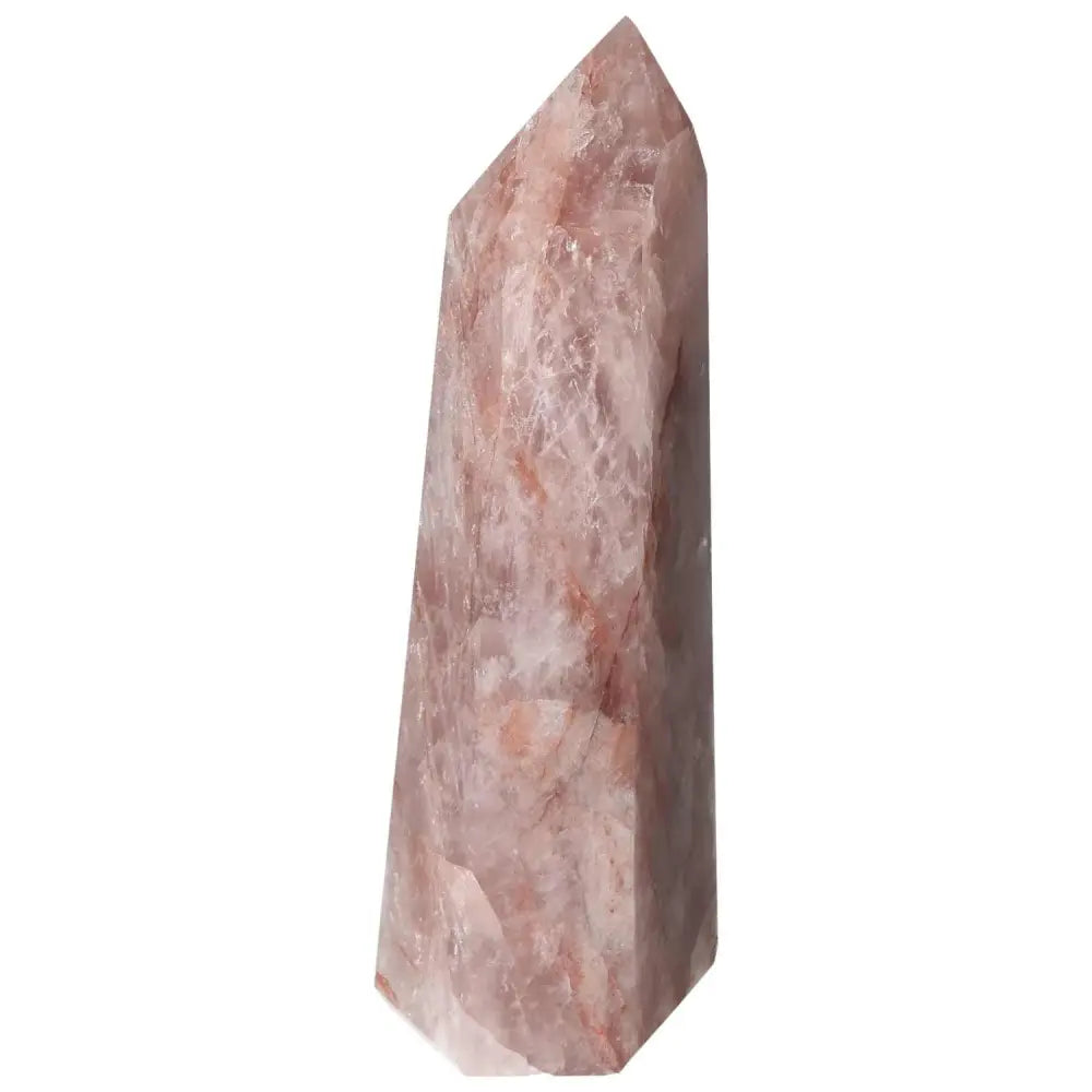 Polished Point Hematoide from Sylvia Crystals, showcasing elegance and spiritual enrichment in a premium handpicked crystal design.