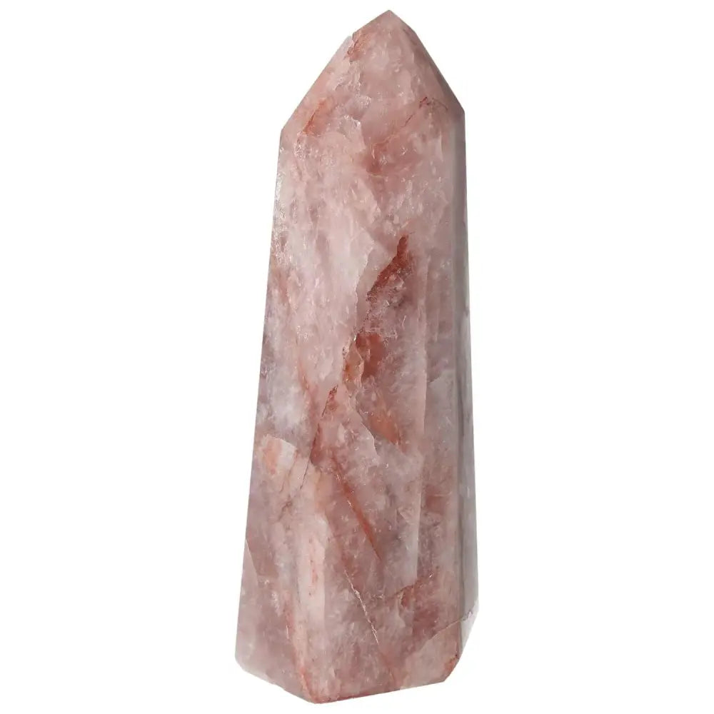 Polished Point Hematoide crystal by Sylvia Crystals, showcasing elegance and spiritual enrichment.