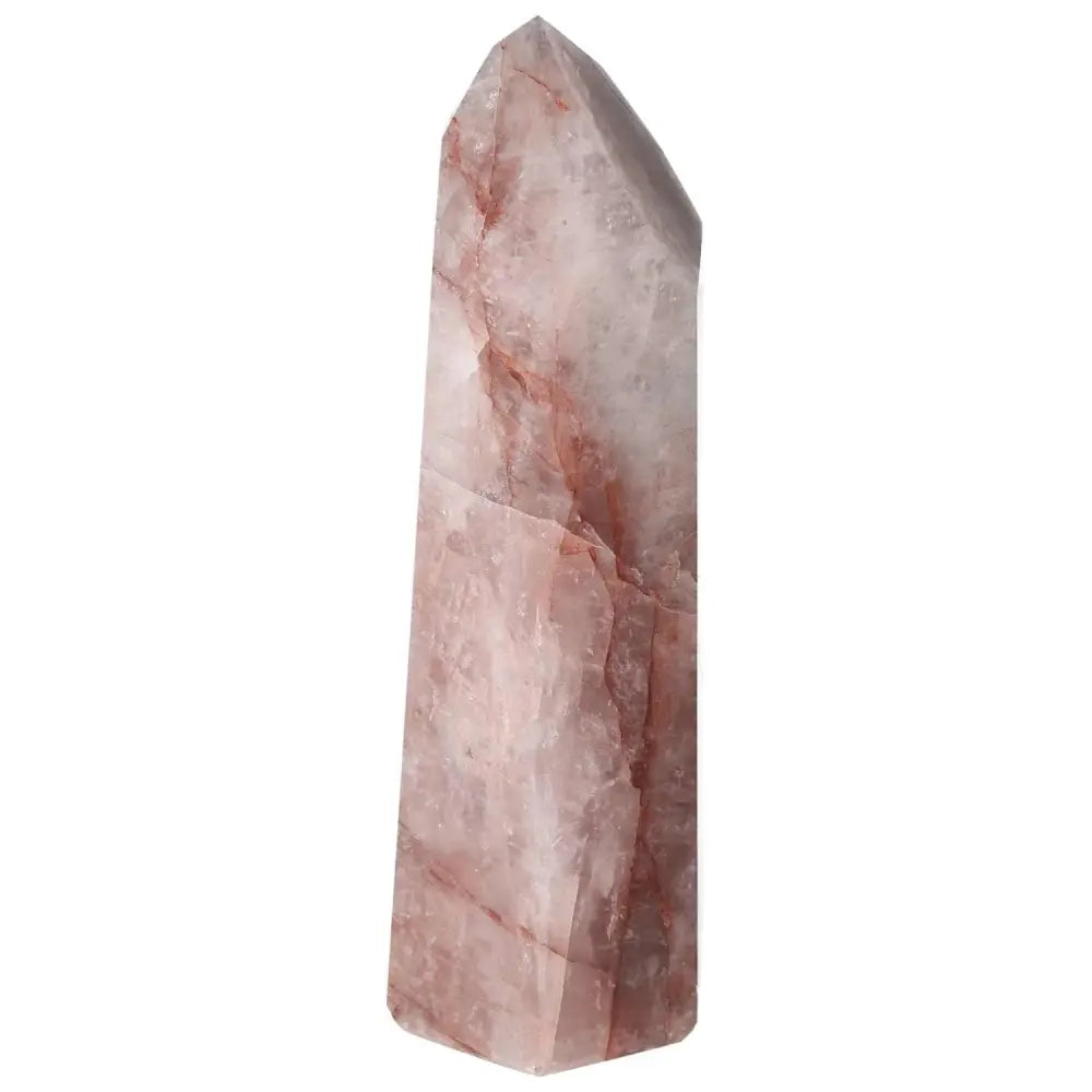 Polished Point Hematoide crystal reflecting luxury and divine geometry by Sylvia Crystals