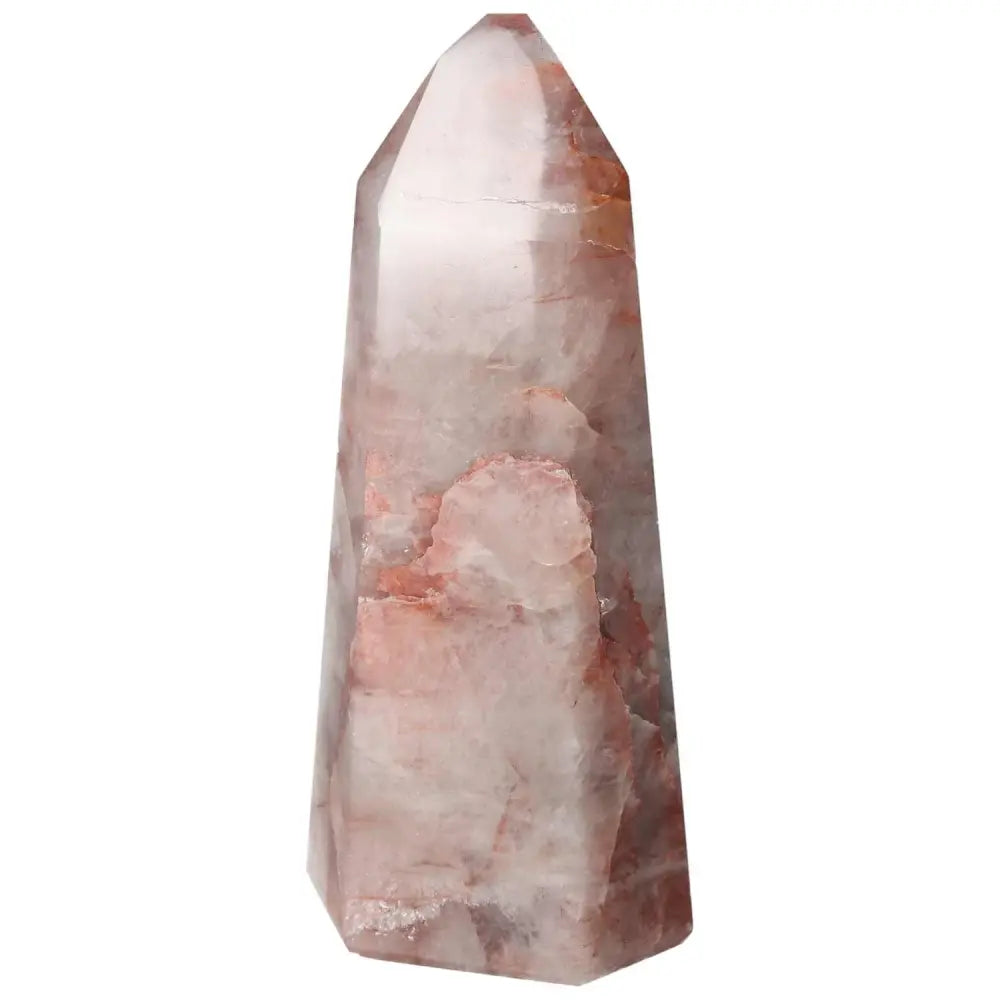 Polished Point Hematoide gemstone by Sylvia Crystals, showcasing premium quality and craftsmanship, symbolizing spirit and matter union.