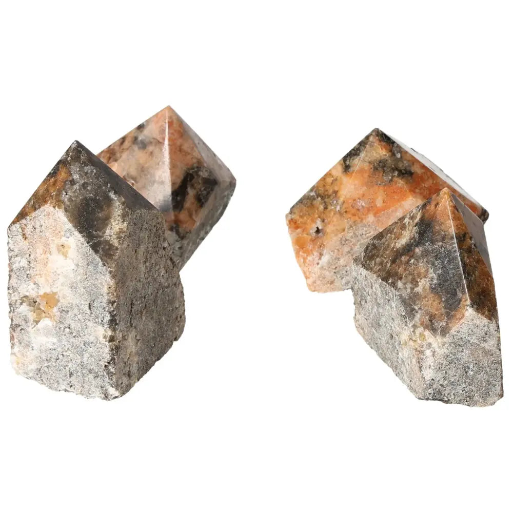 Polished Point Orquidea Calcite M crystals by Sylvia Crystals, designed to elevate ambiance and boost self-confidence.