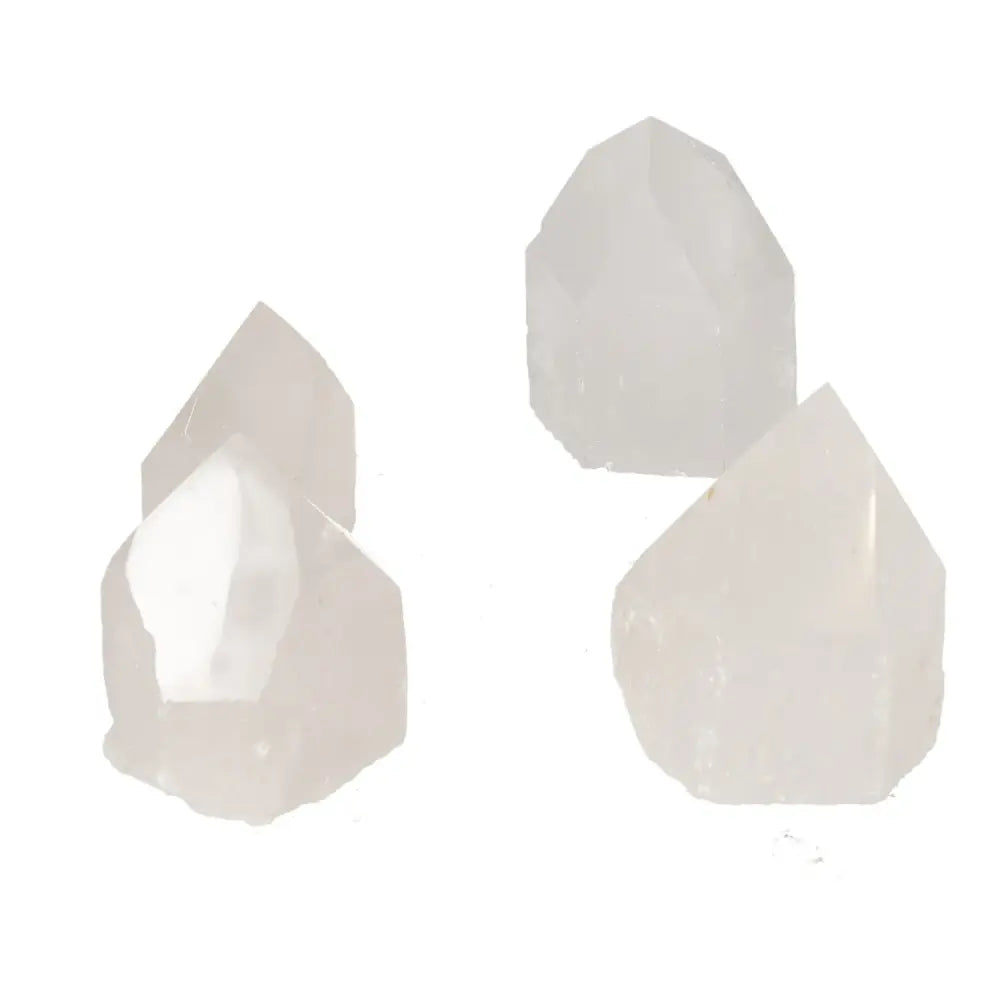 Polished Point Quartz S by Sylvia Crystals, elegant stones for energy amplification and luxury decor.
