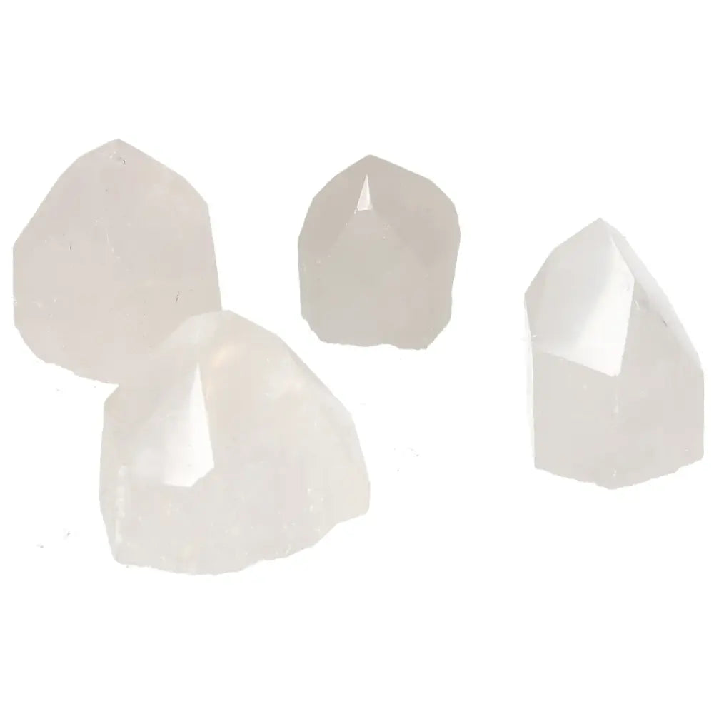 Polished Point Quartz S crystals from Sylvia Crystals, exemplifying luxury and spiritual energy in refined designs