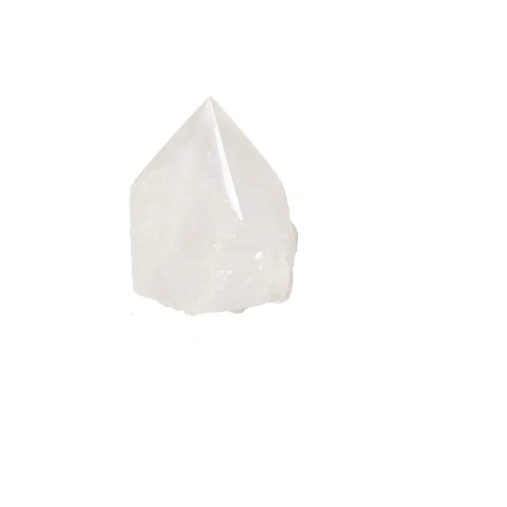 Polished Point Quartz S from Sylvia Crystals, premium quality spiritual gemstone, harmonizes body and mind.