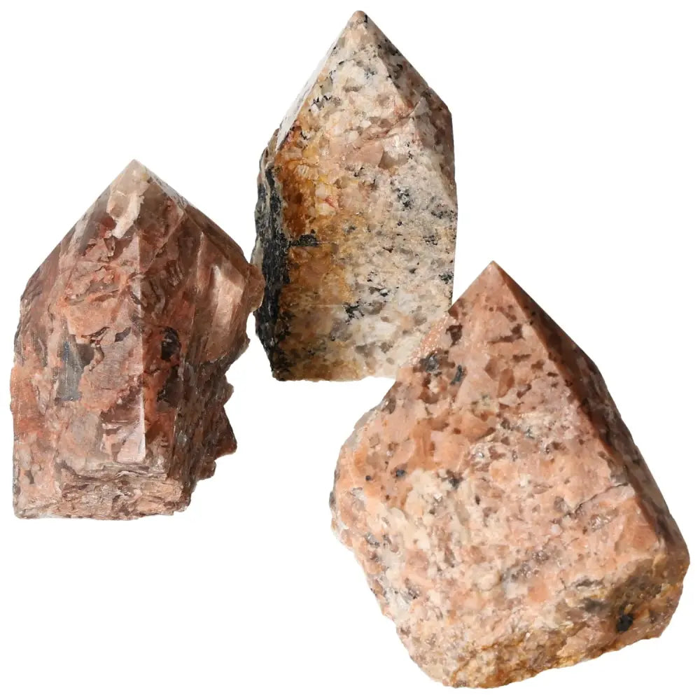 Polished Point Quartz With Feldspar L, premium crystals, from Sylvia Crystals, luxury spiritual stone, opulent quartz collection